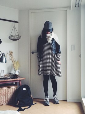「JOURNAL STANDARD relume（ジャーナルスタンダード　レリューム）のアイテム（チュニック）」を使った、Ｒさん（レディース・161cm）の冬コーディネート