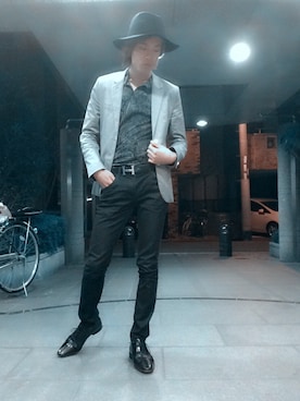 「セレブ風」｜Ryo $himayoshiさん（メンズ・180cm）の秋コーディネート
