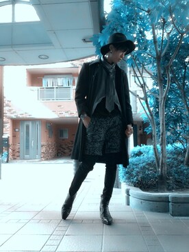 「mode」｜「アイテム（トレンチコート）」を使った、Ryo $himayoshiさん（メンズ・179cm）の秋コーディネート