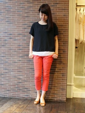 JOURNAL STANDARD 本社スタッフ Aさん（レディース・162cm）の春コーディネート