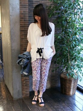 JOURNAL STANDARD 本社スタッフ Aさん(レディース・162cm)の春コーディネート