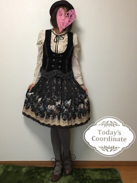 「axes femme（アクシーズファム）のアイテム（その他アウター）」を使った、みゃひとんさん（レディース・158cm）の秋コーディネート