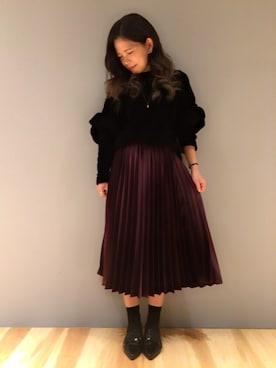 「COQULE（コクレ）のアイテム」を使った、ENchan.さん（レディース・151cm）の冬コーディネート