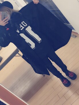 「Deviluse（Deviluse）のアイテム（スウェット）」を使った、Ri-Nu∴さん（レディース・165cm）の冬コーディネート