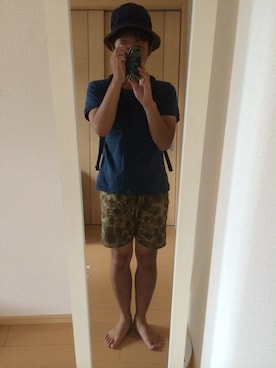 「迷彩パンツ」｜ｓｇｍａｔさん（メンズ・165cm・20代）の夏コーディネート