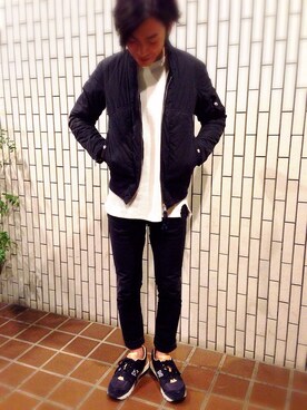 「nonnative（ノンネイティブ）のアイテム（ブルゾン）」を使った、Masashi さん（メンズ・172cm）の秋コーディネート