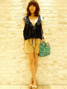 のんさん(レディース・156cm)の夏コーディネート