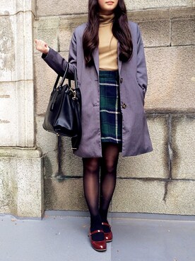 「Wonder Rocket（ワンダーロケット）のアイテム（ジャケット/アウター）」を使った、manatsuさん（レディース・160cm）の秋コーディネート