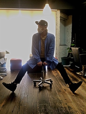 「XXL」｜M.Yさん（メンズ・175cm）の冬コーディネート