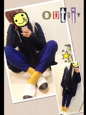 「STUDIOUS（ステュディオス）のアイテム（ステンカラーコート）」を使った、サノエリさん（レディース・153cm）の秋コーディネート