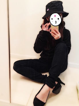 「KOBE LETTUCE」｜「アイテム（その他）」を使った、サノエリさん（レディース・153cm）の冬コーディネート