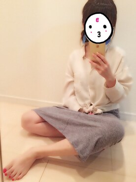 「me（ミイ）のアイテム（アクセサリー）」を使った、サノエリさん（レディース・153cm）の春コーディネート