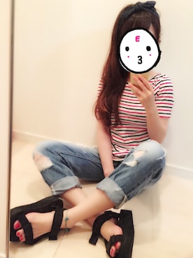 サノエリさん(レディース・153cm)の夏コーディネート