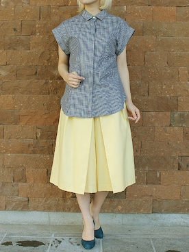 「OKIRAKU」｜シーバースさん（レディース・165cm）の春コーディネート