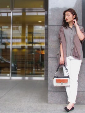 「ボーイフレンドデニム」｜シーバースさん（レディース・165cm）の夏コーディネート