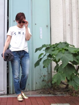 「 サングラス」｜シーバースさん（レディース・165cm）の夏コーディネート