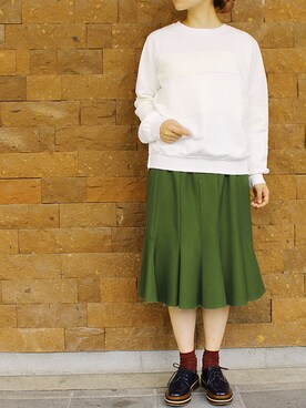 「OKIRAKU」｜シーバースさん（レディース・165cm）の秋コーディネート