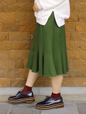 「OKIRAKU」｜シーバースさん（レディース・165cm）の秋コーディネート