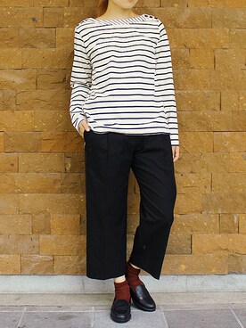 「OKIRAKU」｜シーバースさん（レディース・165cm）の秋コーディネート
