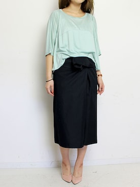 「JUN OKAMOTO（ジュンオカモト）のアイテム」を使った、シーバースさん（レディース・165cm）の春コーディネート