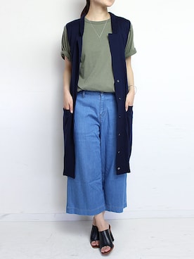 「Munich（ミューニック）のアイテム」を使った、シーバースさん（レディース・165cm）の春コーディネート