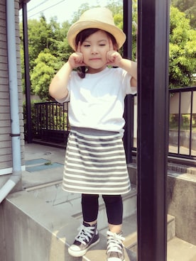 yunyunさん（キッズ・100cm）の春コーディネート