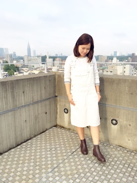 「Fin（フィン）のアイテム」を使った、TOMOさん（レディース・158cm）の秋コーディネート