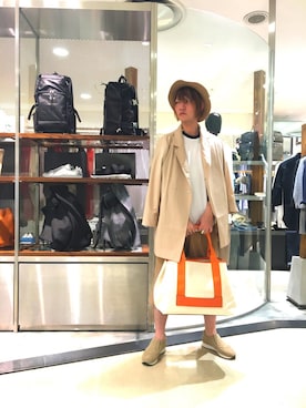 寺田イス銀河さん（メンズ・178cm）の春コーディネート