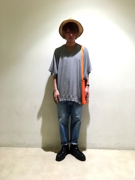 寺田イス銀河さん（メンズ・178cm）の春コーディネート