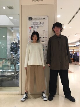 「Matilda（マチルダ）のアイテム」を使った、寺田イス銀河さん（メンズ・178cm）の秋コーディネート