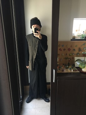 寺田イス銀河さんの（Yohji Yamamoto | ヨウジヤマモト）を使ったコーディネート