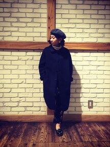 45R（フォーティファイブアール）の「フロートアルパカ縮絨ステン