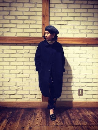 45R（フォーティファイブアール）の「フロートアルパカ縮絨ステン