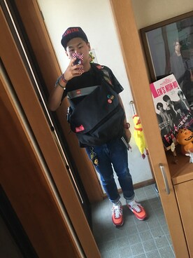「LEGO（レゴ）のアイテム」を使った、アドリーさん（メンズ・166cm）の夏コーディネート