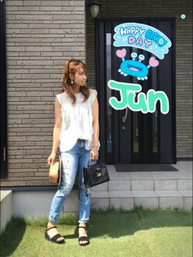 Chinatsu♡さん（レディース・168cm）の夏コーディネート