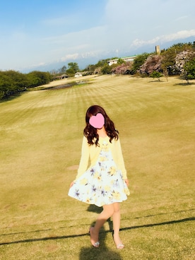 「RD（ルージュ ディアマン）のアイテム（ワンピース/ドレス）」を使った、みゃんちゅうさん（レディース・160cm）の春コーディネート