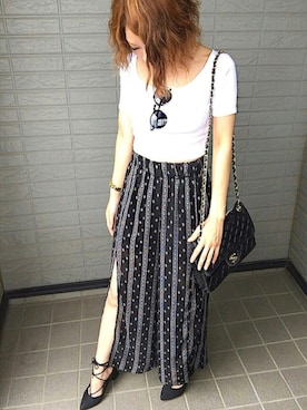 「シャネル」｜「アイテム（その他）」を使った、Sachuさん（レディース・153cm）の秋コーディネート