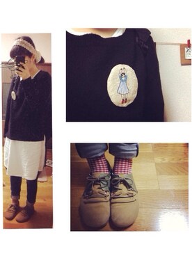 c h i h i r o ⚛ฺさんのコーディネート