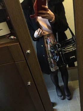 「MISCH MASCH（ミッシュマッシュ）のアイテム（その他アウター）」を使った、Yukkoさん（レディース・159cm）の冬コーディネート