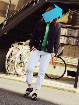 「tricot COMME des GARCONS（トリココムデギャルソン）のアイテム（テーラードジャケット）」を使った、\( ˆ ˆ )/さん（レディース・150cm）の冬コーディネート
