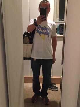 「TMT（ティーエムティー）のアイテム（バッグ）」を使った、Keigo Ozawaさん（メンズ・173cm）の秋コーディネート