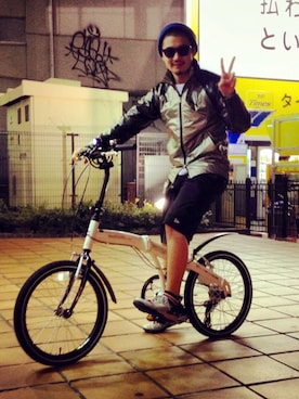 「PUMA by MIHARA YASUHIRO（プーマバイミハラヤスヒロ）のアイテム（その他アウター）」を使った、寺田タカヨシさん（メンズ・168cm）の秋コーディネート