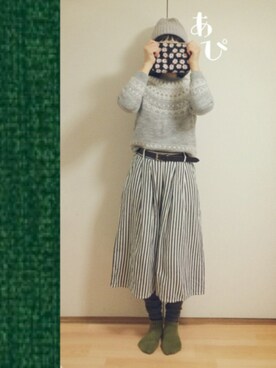 apiさん（レディース・156cm）の冬コーディネート