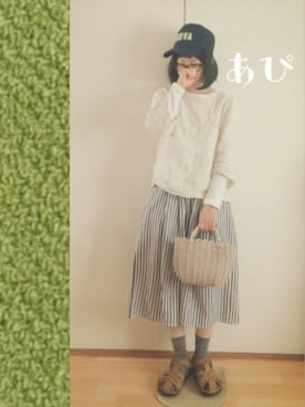 apiさん（レディース・156cm）の春コーディネート