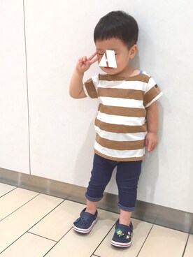 yuiatsuさん（キッズ・80cm）の夏コーディネート