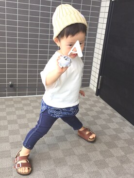 yuiatsuさん（キッズ・80cm）の夏コーディネート