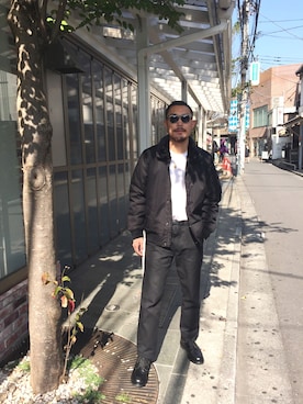 「Carhartt WIP（カーハートダブリューアイピー）のアイテム（ジャケット/アウター）」を使った、SUWMANさん（メンズ・178cm）の秋コーディネート