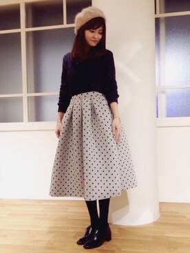 kinoさん（レディース・156cm）の冬コーディネート