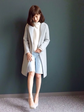 「ボンディング」｜「アイテム（その他）」を使った、kinoさん（レディース・156cm）の春コーディネート