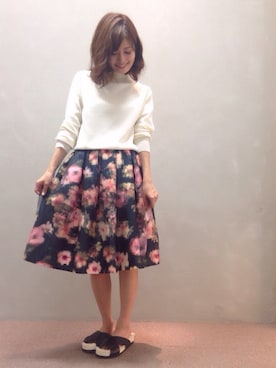 「ネイビー×ホワイト」｜kinoさん（レディース・156cm）の夏コーディネート